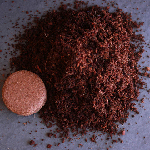 Minute Soil from Mountain Valley expands up to 15x after water, creating ample potting medium.