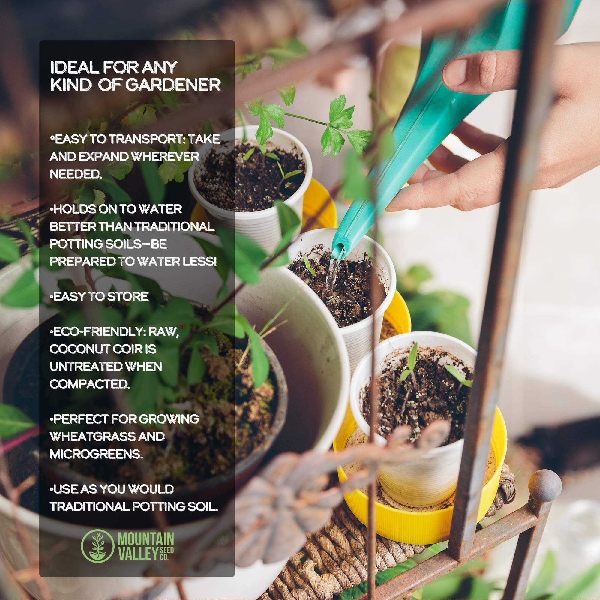 Lightweight Minute Soil packaging keeps potting tidy and convenient for small spaces.