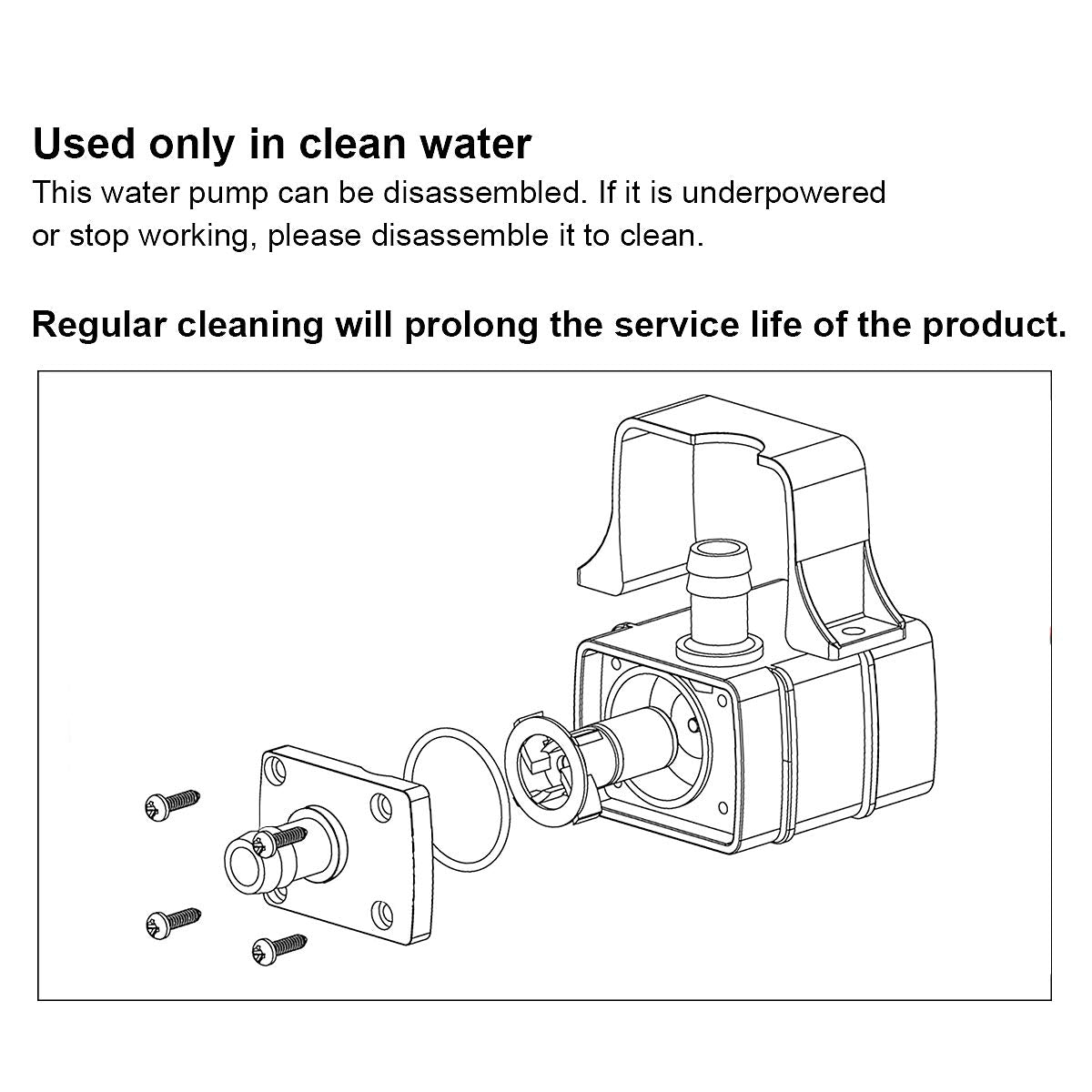 MOUNTAIN_ARK submersible pump powering a decorative fountain with smooth operation.
