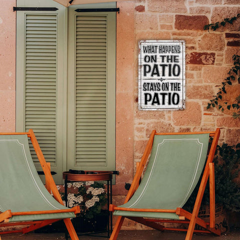 MountWolf Backyard sign with pre-drilled holes for easy hanging