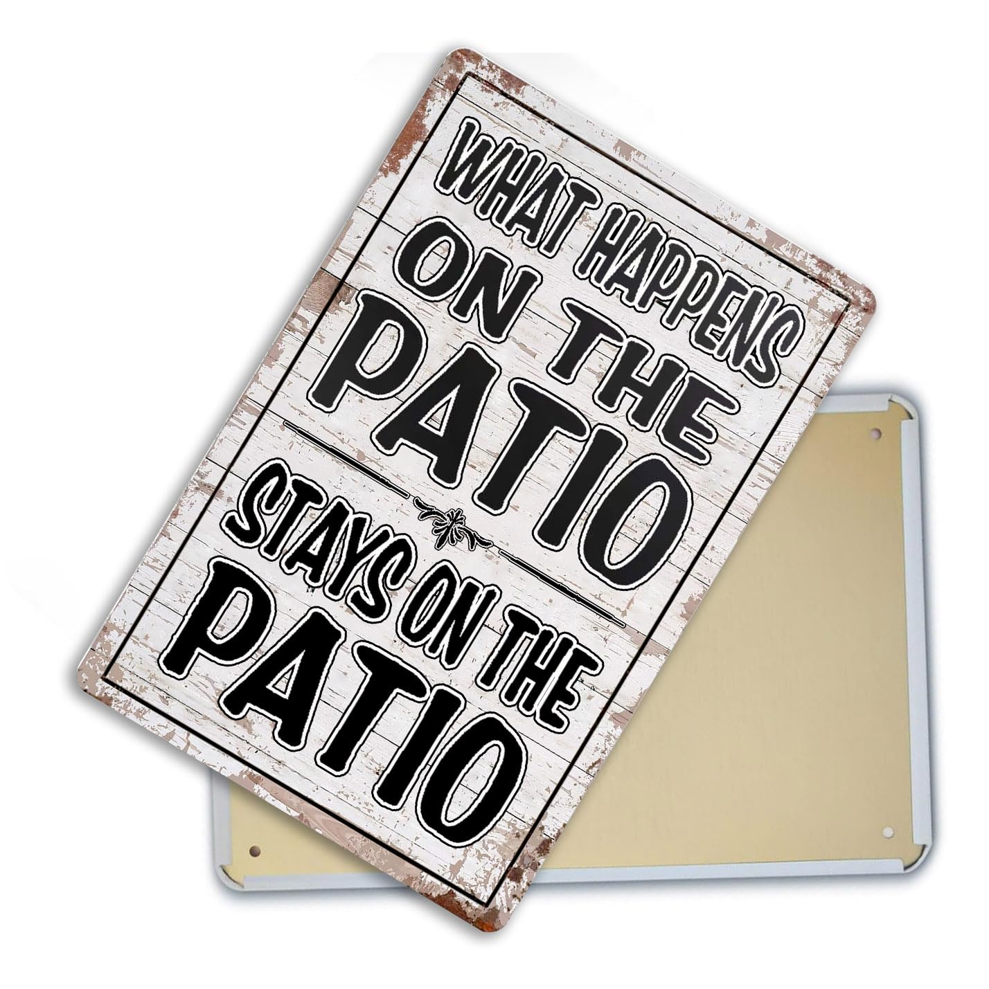 MountWolf Outdoor wall decor metal sign withstands weather