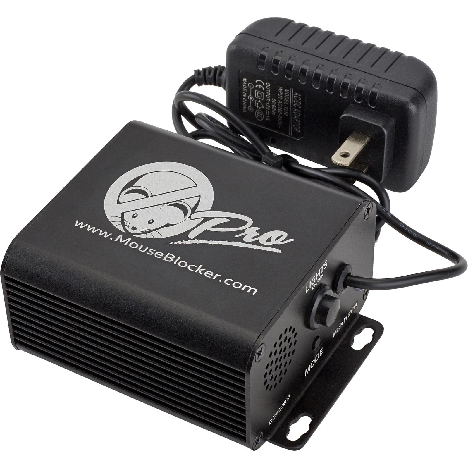 MouseBlocker Prox dual LEDs provide a visible deterrent near vehicles.