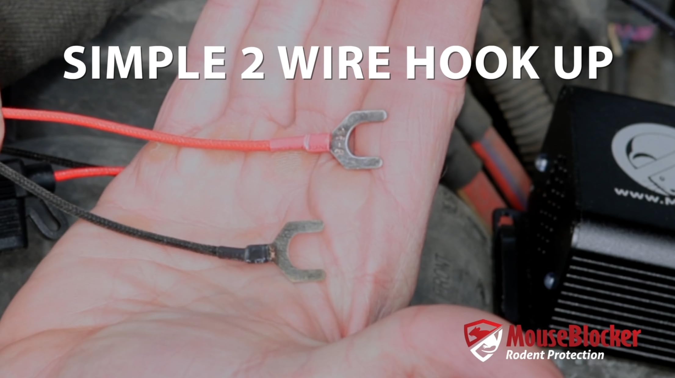 MouseBlocker Prox compact design suitable for under hood mounting on bikes.