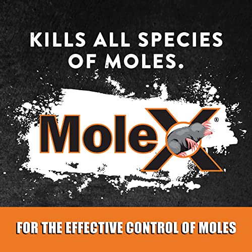 MouseX MoleX bag contents close-up highlights natural granules designed for soil safety.