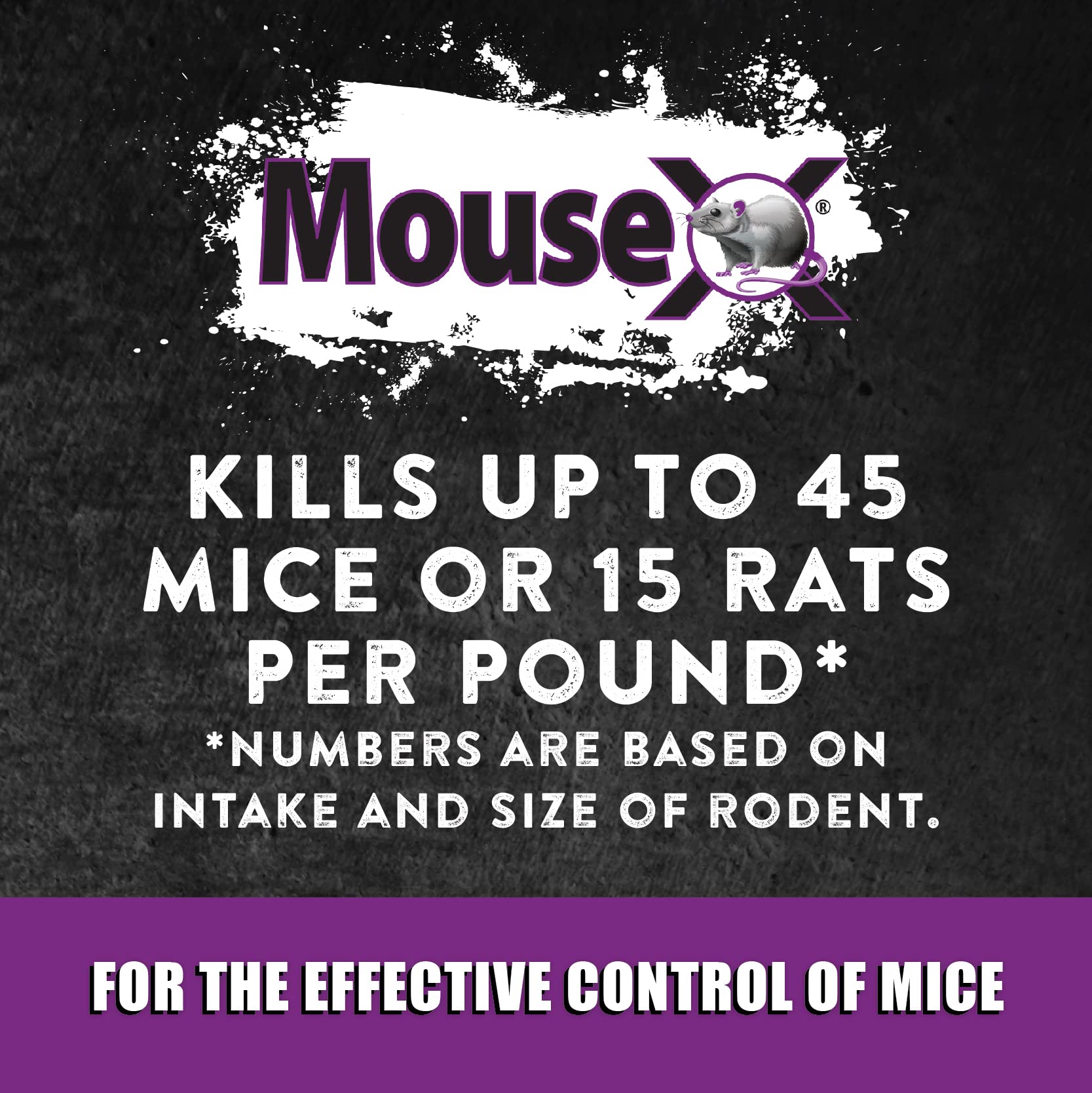 MouseX Throw Packs naturally derived ingredients emphasize safer, garden-friendly options.