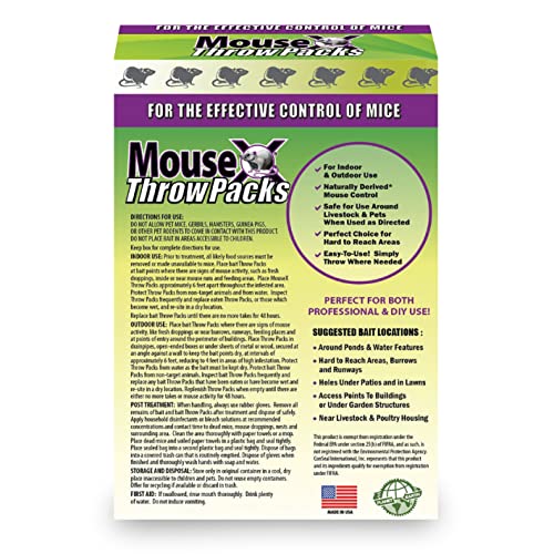 MouseX Throw Packs ready-to-use design eliminates mixing for quick spot treatment.