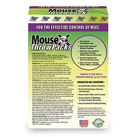 MouseX Throw Packs ready-to-use design eliminates mixing for quick spot treatment.