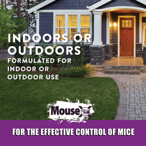 MouseX Throw Packs safe around people, pets, and livestock in households.