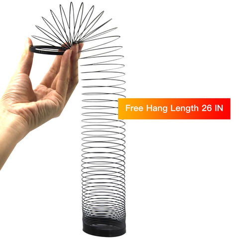 Movbudy deterrent spring coils guarding feeder from climbing animals