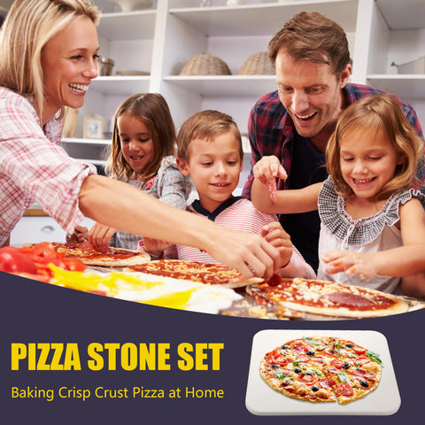 MOVNO pizza stone with high thermal resistance for reliable baking.
