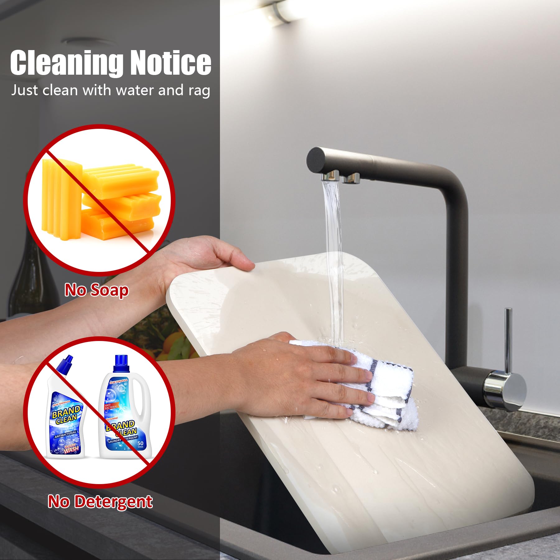 MOVNO stone set with paddle, cutter, and server for convenient prep.