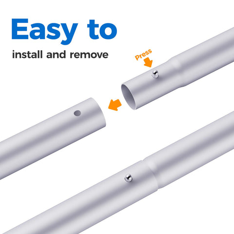 Mowend 1-1/4 inch connection end fits most skimmer nets