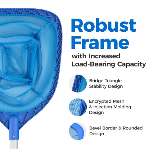 Mowend durable mesh bag with dense weave for heavier debris