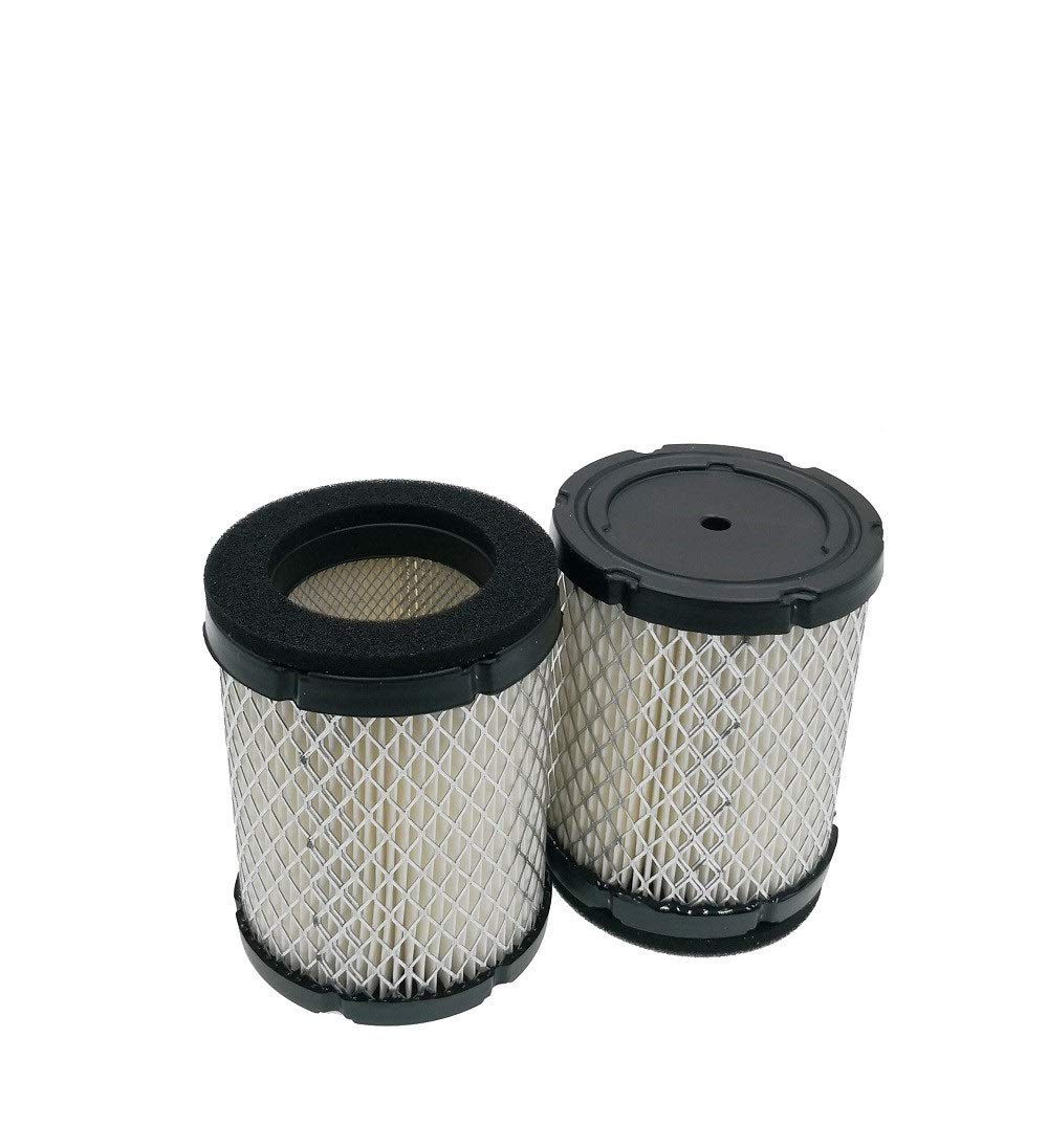 MOWFILL 2-pack 140-3280 air filter for Onan, ready for replacement.