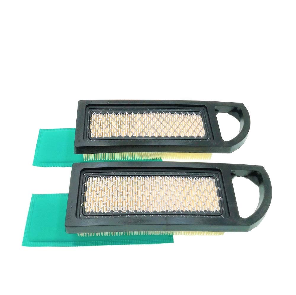 MOWFILL 2-pack air filter main unit for lawn mowers provides reliable filtration