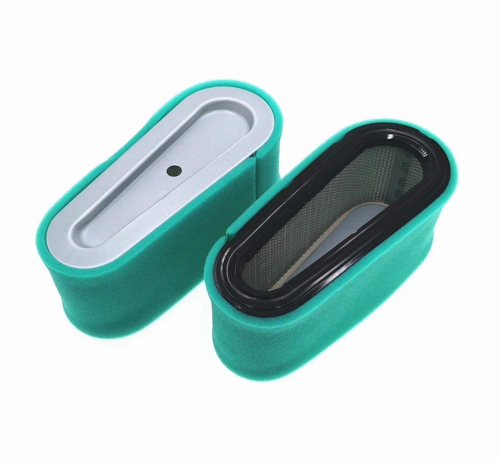 MOWFILL 2-pack air filter for lawn mowers, ready for quick replacement