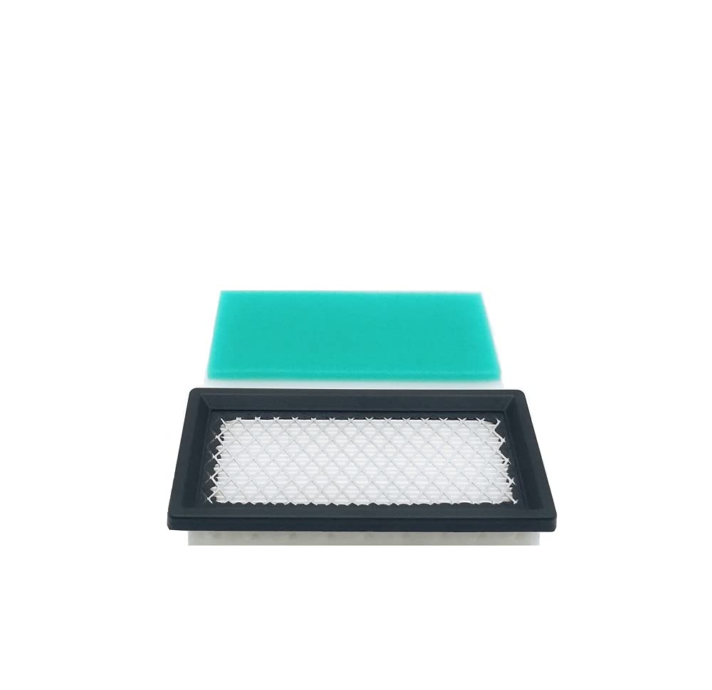 MOWFILL 78601 air filter two-pack in package for easy storage.