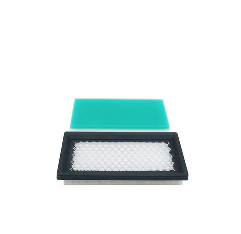 MOWFILL 78601 air filter two-pack in package for easy storage.