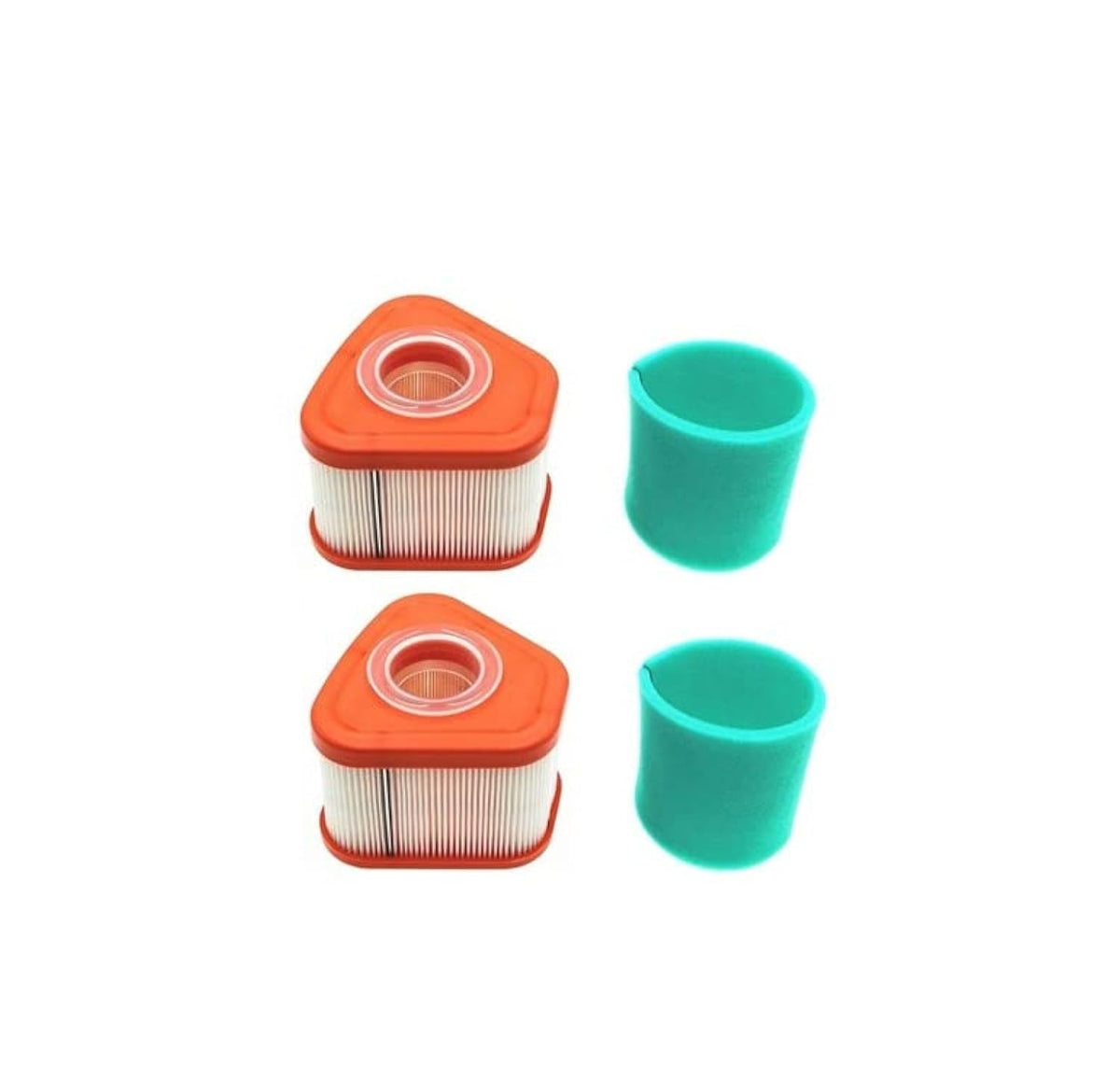 MOWFILL air filter with pre-filter for Briggs & Stratton compatibility, promotes clean airflow.