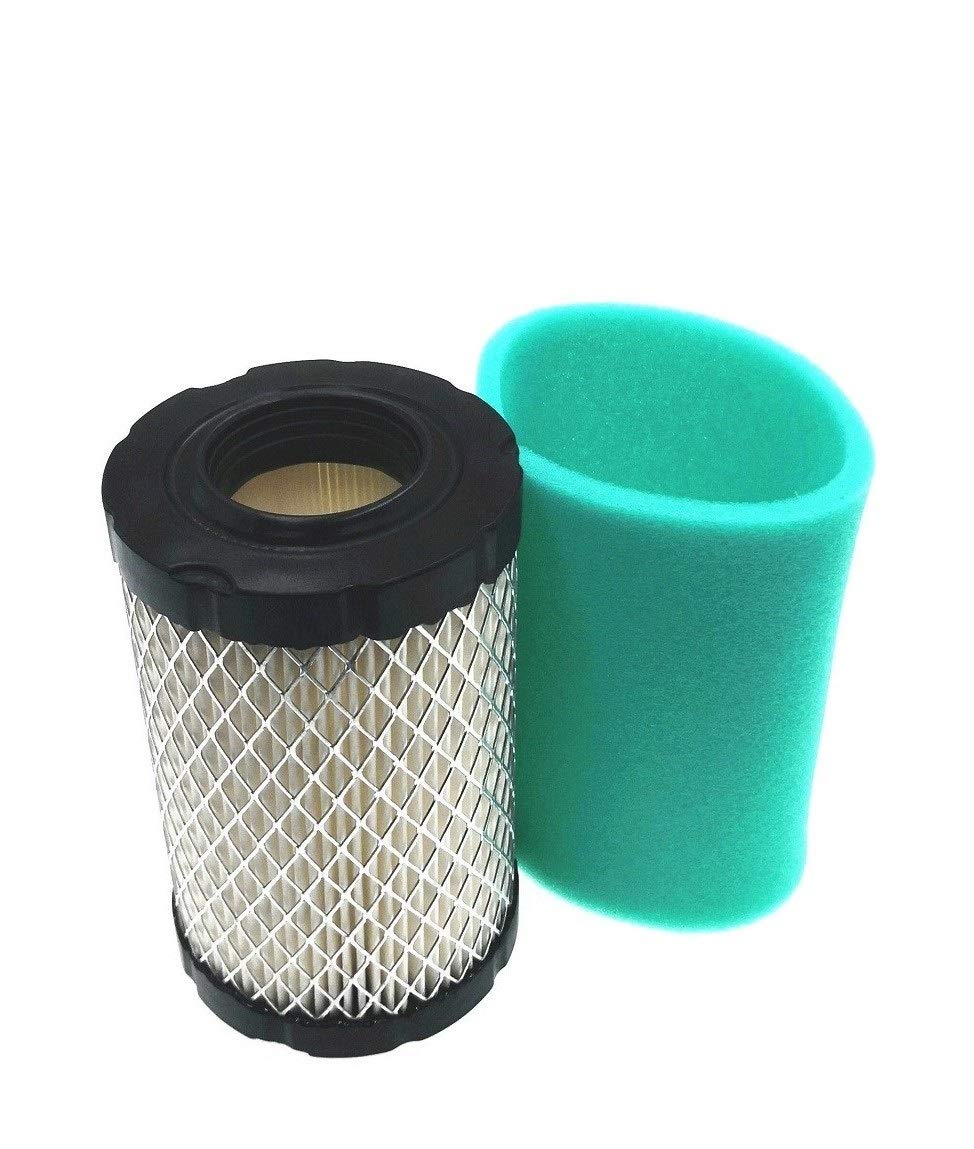 MOWFILL air filter compatible with Briggs and Stratton lawn mowers improves airflow.