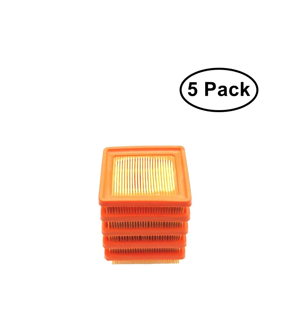 Close-up of MOWFILL air filter showing filtration media
