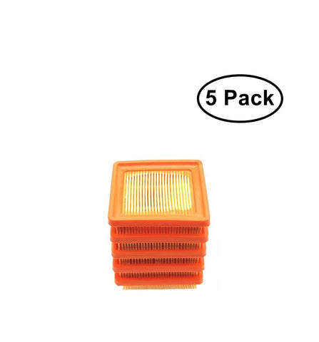 Close-up of MOWFILL air filter showing filtration media
