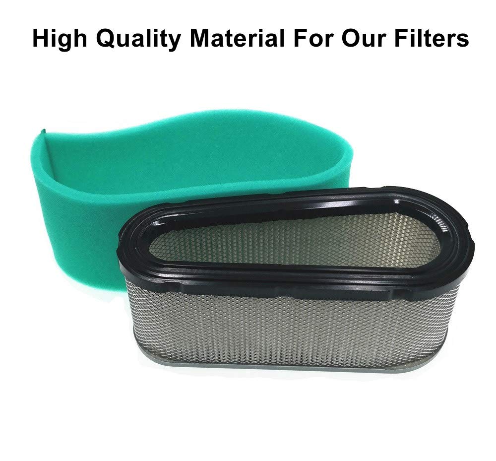 MOWFILL includes foam pre-filters for easy maintenance