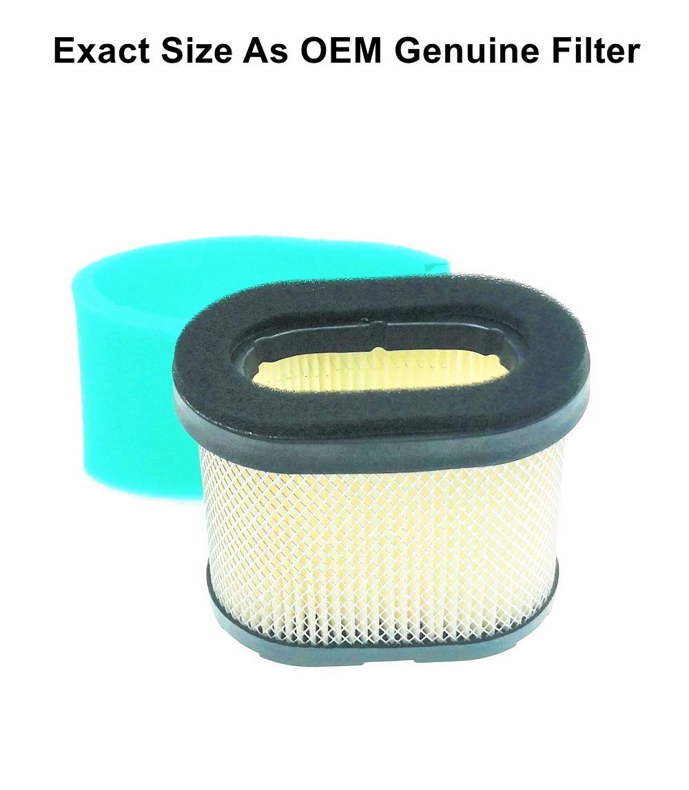 MOWFILL foam pre-filter set included for added dirt capture