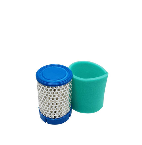 Kohler compatibility visual showing MOWFILL filter set ready for KH395/CH440 engines