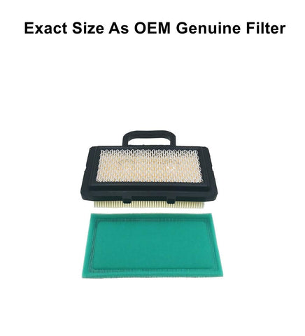 MOWFILL pre-filter 273638 close-up highlighting dirt capture for Deere fitment.