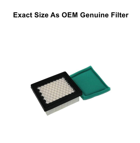 MOWFILL two-pack air filters ready for installation