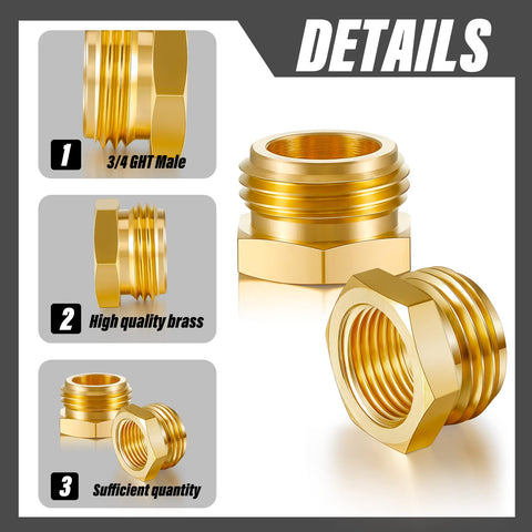 Moxweyeni close-up shows thick brass material for reliable threading.