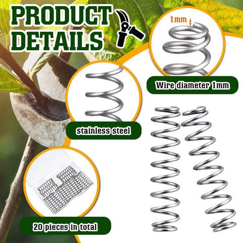 Hydrofarm-compatible springs by Moxweyeni securely fit pruners and trimming scissors.