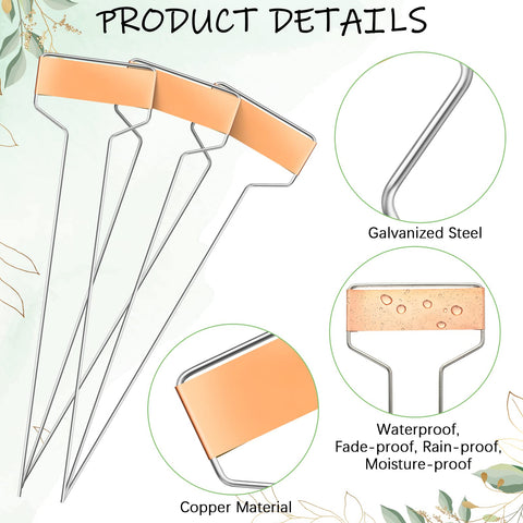 Moxweyeni permanent pens included for quick, lasting plant labeling.