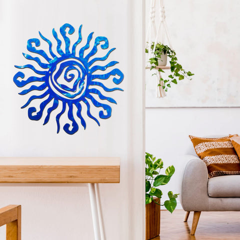 Moxweyeni sun wall art suitable for indoor and outdoor living areas