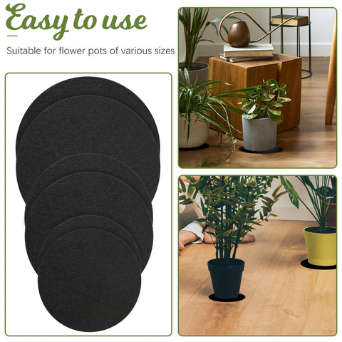 Mozeat Lens felt coasters in balcony garden protecting surfaces
