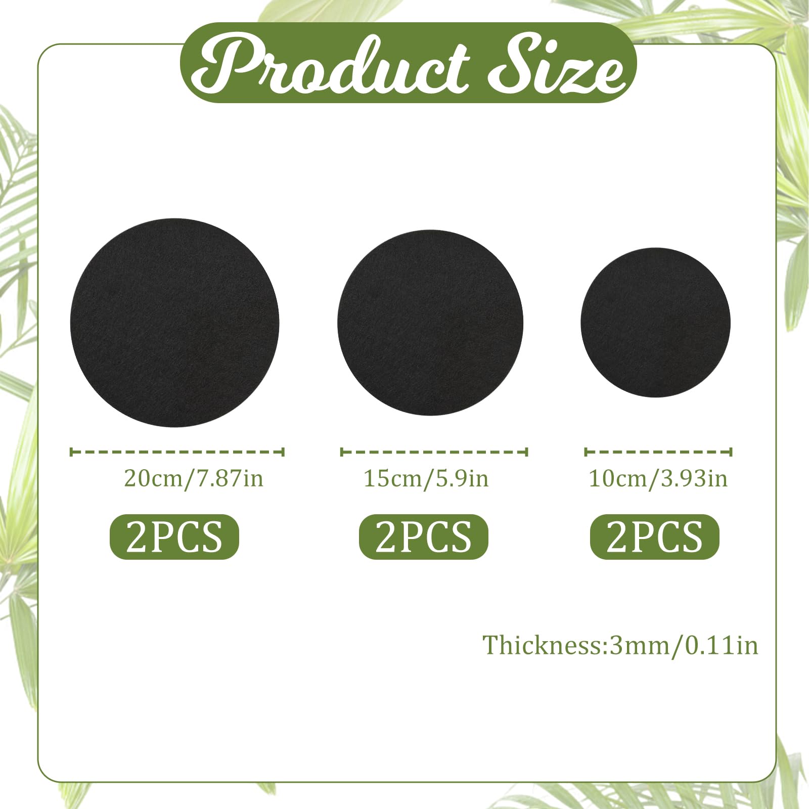 Mozeat Lens 6-inch round mat demonstrates absorbent fabric for spills