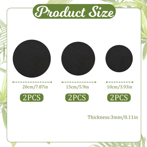 Mozeat Lens 6-inch round mat demonstrates absorbent fabric for spills