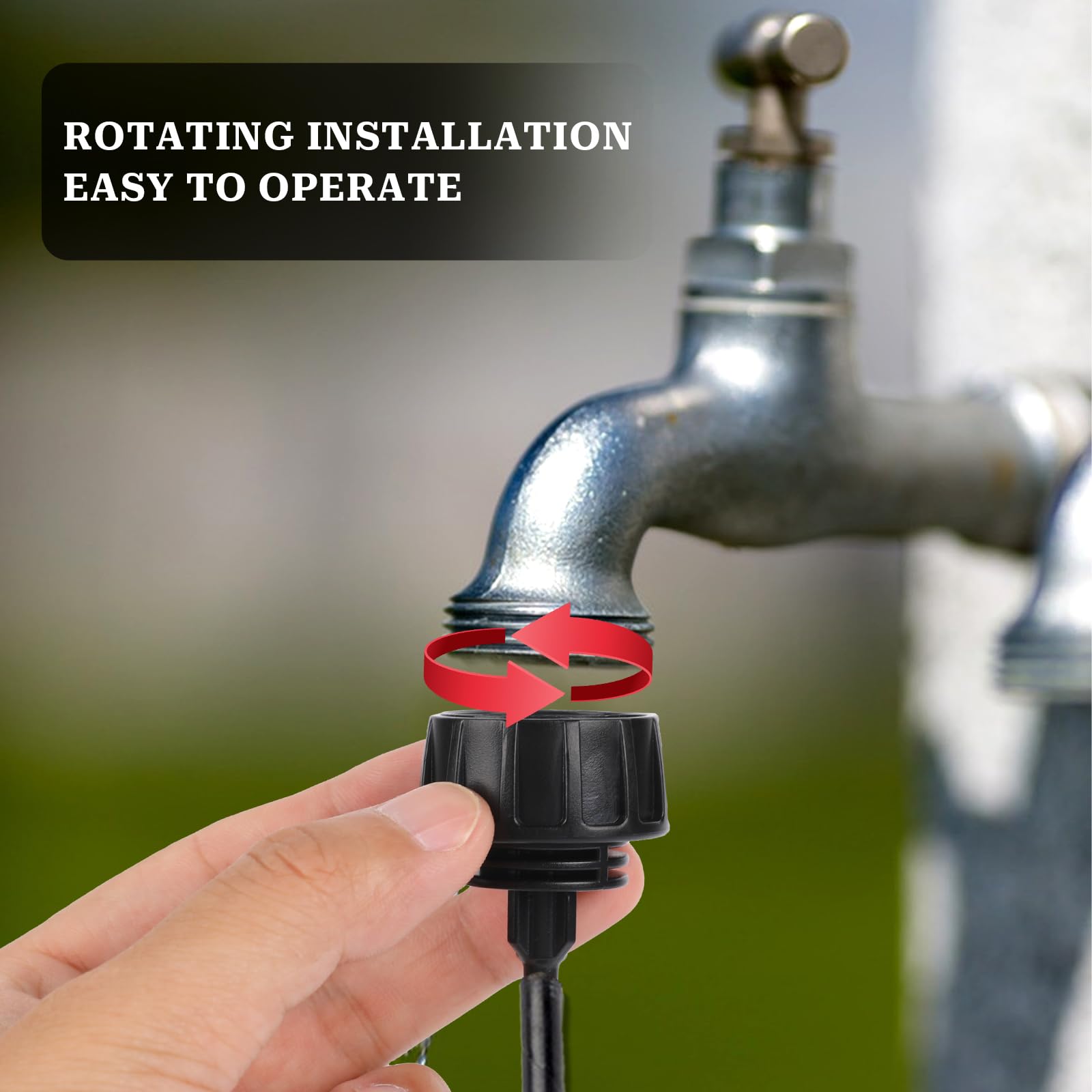 Mozeat Lens preinstalled rubber washer ensures a tight seal.