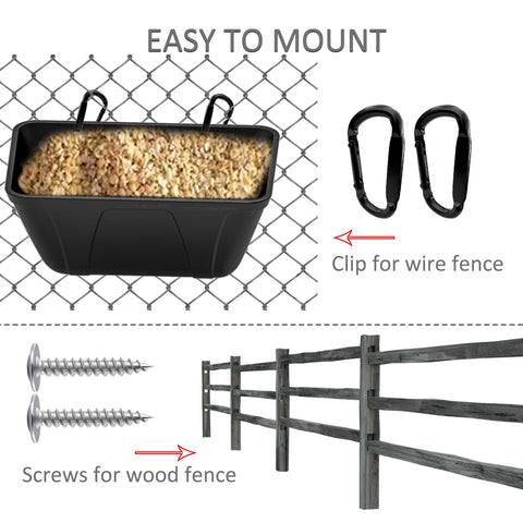 Mozoba easy-mount clips and screws for secure fence installation