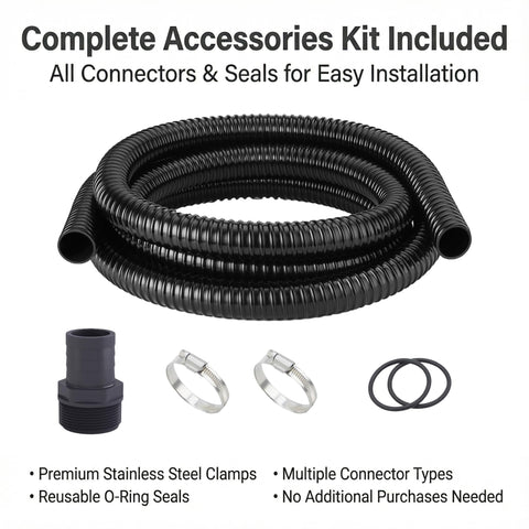 MPOBSP aquaculture-safe pond tubing supports fish and plants without leaching chemicals.