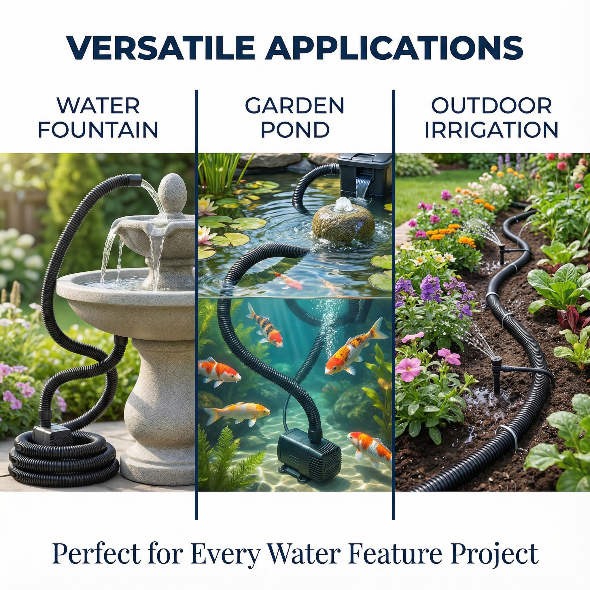 MPOBSP discreet black exterior blends with outdoor and underwater environments.