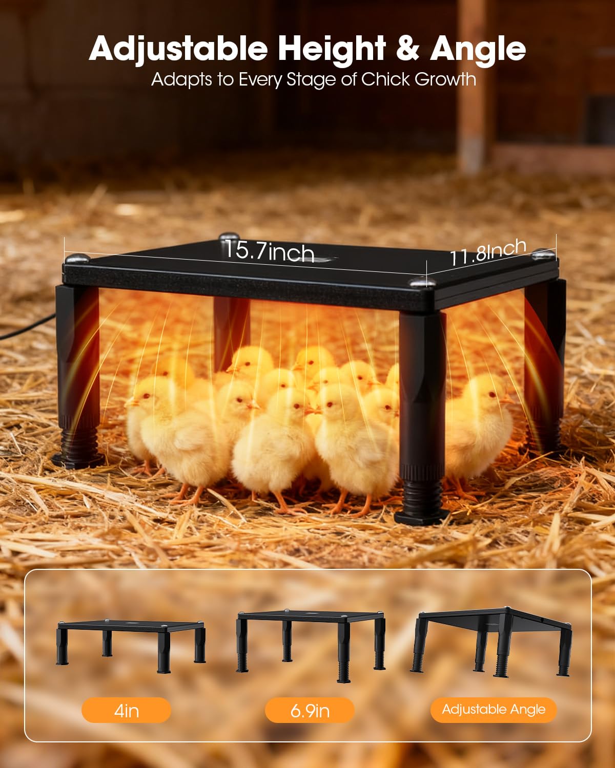 MQAAUP ceiling-hung heater provides flexible placement.