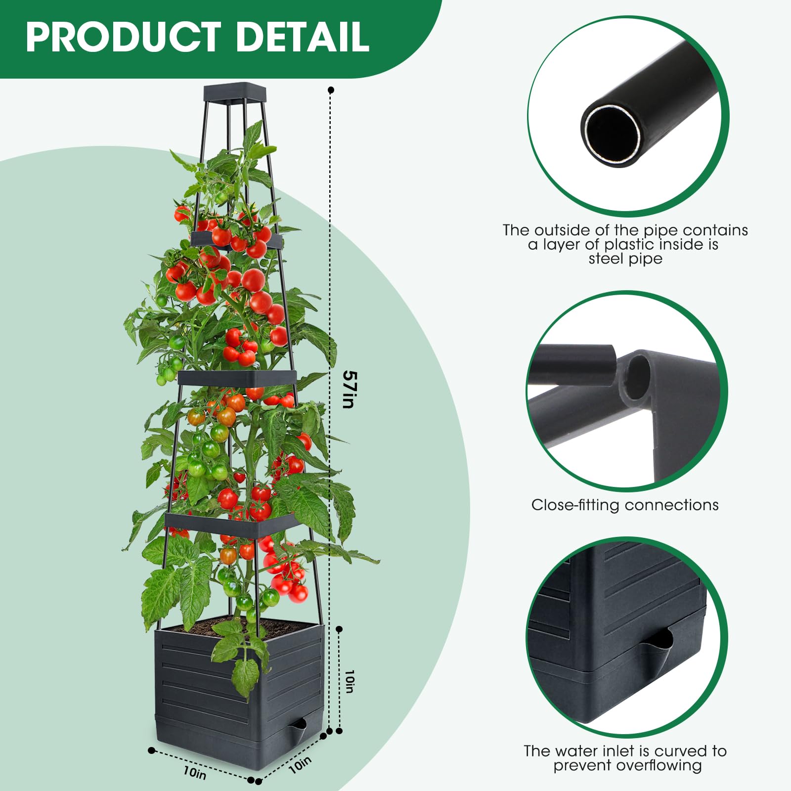MQFORU versatile indoor and outdoor gardening setup.