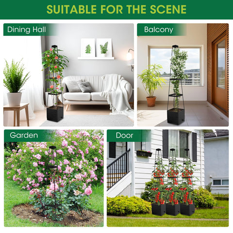 MQFORU indoor outdoor tomato trellis cage for versatile placement