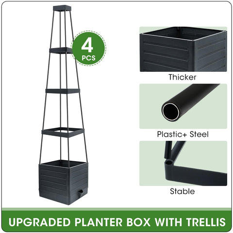 MQFORU indoor-outdoor planter suitable for patio or balcony use