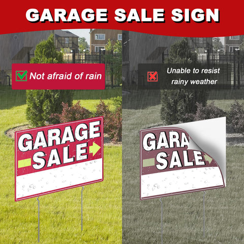 MQHS stake 12-inch helps secure signs outdoors against wind