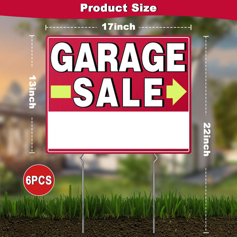 MQHS weatherproof plastic yard sign withstands rain and sun