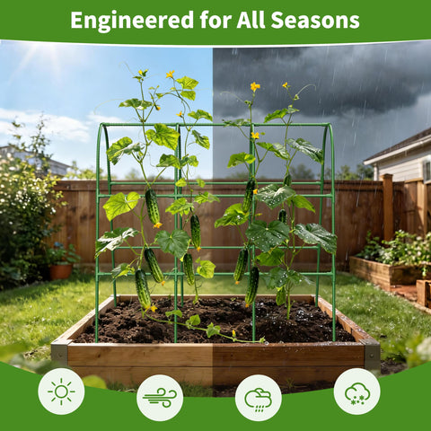 MQHUAYU climbing-plants trellis fits garden vines and flowering climbers.