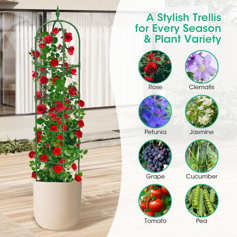 MQHUAYU detachable connectors allow adjustable height as plants grow.